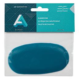 Art Alternatives Potter’s Rubber Finishing Rib - Soft, Large - front of packaging