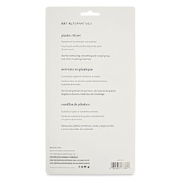 Art Alternatives Plastic Ribs - Set of 4 - back of packaging