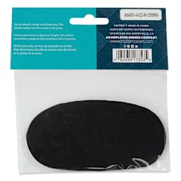 Art Alternatives Potter’s Rubber Finishing Rib - Hard, Large - back of packaging