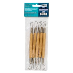 Art Alternatives Double-Ended Ribbon Sculpting Tools - Set of 5, 6-1/2" - back of packaging