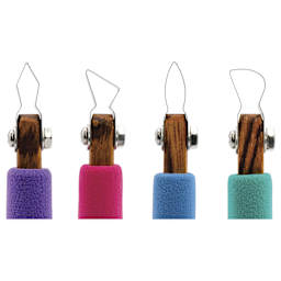 DiamondCore Relief-Carving Tools - Set of 4 - close-up of tips