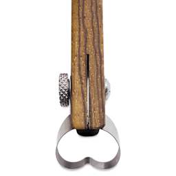 DiamondCore Handheld Clay Extruder - R9, Double Round - close-up of tip