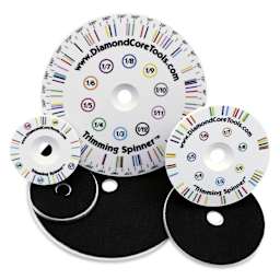 DiamondCore Pottery Trimming Spinners - Set of 3