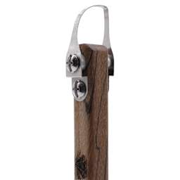 DiamondCore Pottery Trimming Tool - T1, Half Dome w/ Paddle Handle - close-up of tip, angled