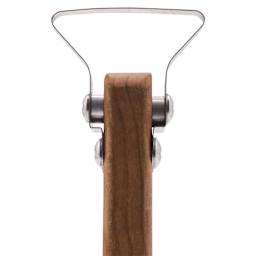 DiamondCore Pottery Trimming Tool - T203, XL Wedge w/ Small Paddle Handle - close-up of tip