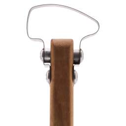 DiamondCore Pottery Trimming Tool - T204, XL Hammer Head w/ Paddle Handle - close-up of tip