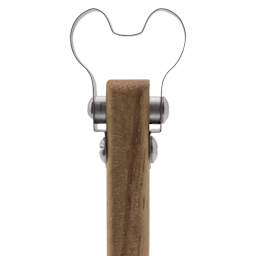 DiamondCore Pottery Trimming Tool - T302, Square Feature w/ Small Paddle Handle - close-up of tip