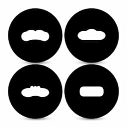 The Ceramic Shop Extruder Die Set - Set of 4, Handle Die Set 2