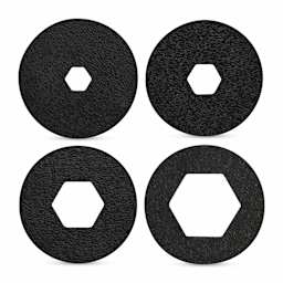 The Ceramic Shop Extruder Die Set - Set of 4, Hexagon