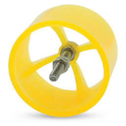 The Ceramic Shop Hand Extruder Hollow Die Set - Set of 8, 2" Diameter empty cap