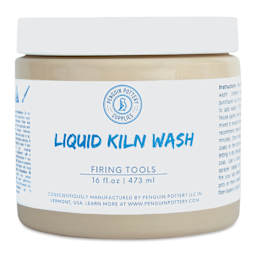 Penguin Pottery Liquid Kiln Wash - 16 oz Jar