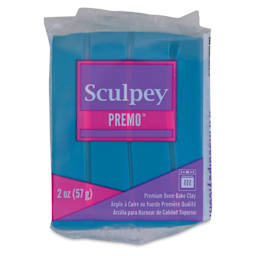 Sculpey Premo - 2 oz, Teal - front of packaging