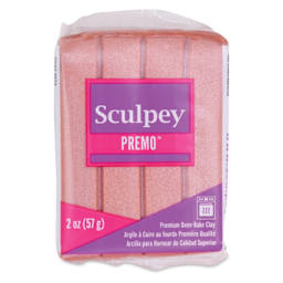 Sculpey Premo - 2 oz, Rose Gold Metallic - front of packaging
