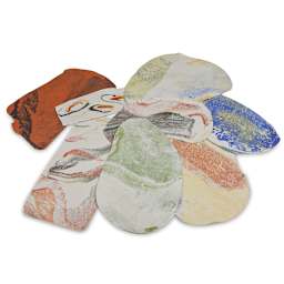 DAS Idea Mix - Swatches of clay mixed with different Idea Mix colors