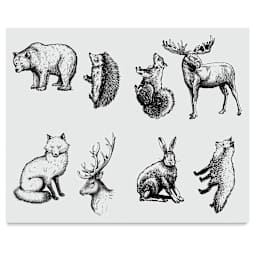 Mayco Designer Silkscreens - Woodland Animals