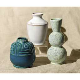 Mayco Stoneware Bisque Bud Vases
