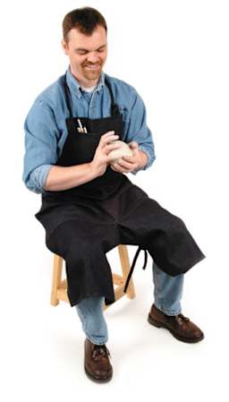 Wheel Thrower's Denim Apron