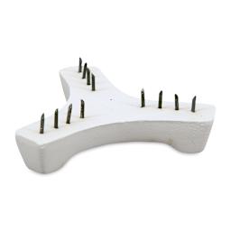 Steel-Pointed 12-Point Stilts - B Series, #6x12, Pkg of 12 - single stilt