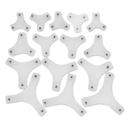 The Ceramic Shop Heavy Duty Kiln Stilts - Set of 15 - out of packaging