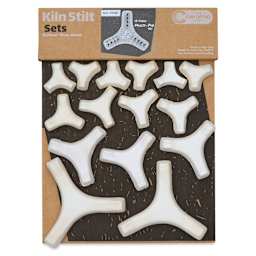 The Ceramic Shop Kiln Stilt B Series w/ Multiple Pins - Set of 15 - front of packaging