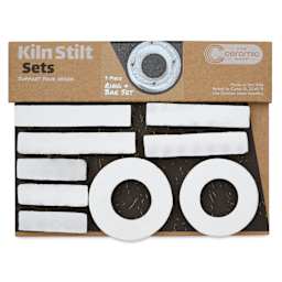 The Ceramic Shop Kiln Stilt Rings and Bars - Set of 9 - front of packaging