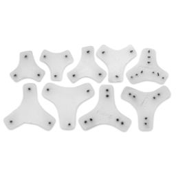 The Ceramic Shop Kiln Stilt A & B Series Variety - Set of 9 - out of packaging