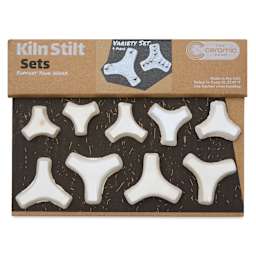 The Ceramic Shop Kiln Stilt A & B Series Variety - Set of 9 - out of packaging