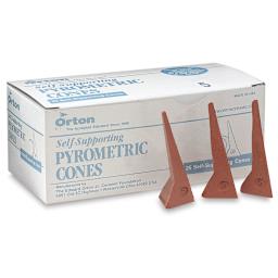 Orton Self-Supporting Cones, Cone 5 - Box of 25