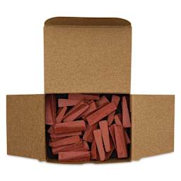 Orton Small Pyrometric Cones, Cone 05, Box of 50 - open packaging with contents, from above