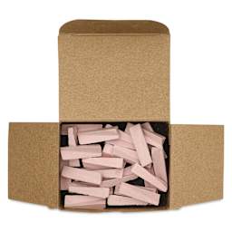 Orton Small Pyrometric Cones, Cone 10, Box of 50 - open packaging with contents, from above