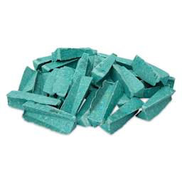 Orton Small Pyrometric Cones, Cone 5, Box of 50 - several cones stacked loosely