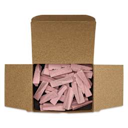 Orton Small Pyrometric Cones, Cone 6, Box of 50 - open packaging with contents, from above