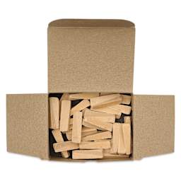 Orton Small Pyrometric Cones, Cone 7, Box of 50 - open packaging with contents, from above