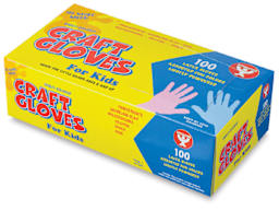 Colored Craft Gloves, Pkg of 100