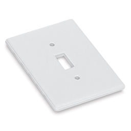 Bisque Imports Bisque Switch Plates - Single Switch Plates, Pkg of 12, 3-1/2'' x 5''