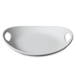 Mayco Earthenware Bisque Handled Platter