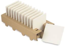 Ceramic Bisque Tiles, Box of 12