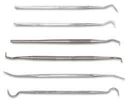 Hawk Wax and Plaster Carving Tools - Picks, Set of 6