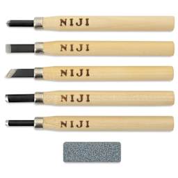 Yasutomo Niji Woodcarving Knives - Set of 5