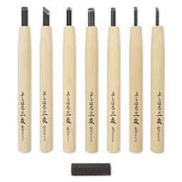 Yasutomo Premium Woodcarving Knives - Set of 7
