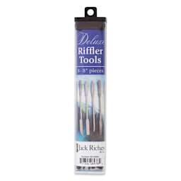 Richeson Coarse Rifflers - Set of 8, 8 in - front of packaging