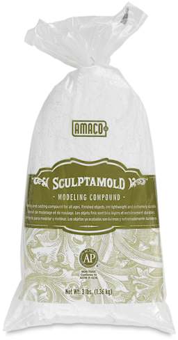 Amaco Sculptamold - Front of 3 lb Bag