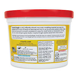 Crayola Dough - 3 lb, Red, back of the packaging