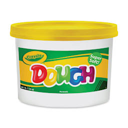 Crayola Dough - 3 lb, Yellow, front of the tub