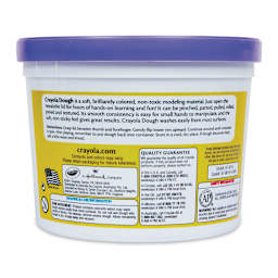 Crayola Dough - Violet, 3 lb - back of packaging