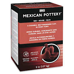 Amaco Mexican Pottery Clay - 5 lb - front of packaging