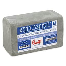 Chavant Renaissance Modeling Clay - 2 lb, Gray-Green, Medium