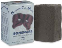 Standard Clay Company 910G Boneware Gray Air Dry Clay - 4 lbs, Gray