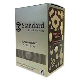 Standard Clay Company 910G Boneware Gray Air Dry Clay - 4 lbs - front of packaging