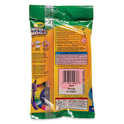 Crayola Model Magic - 4 oz, Red - back of packaging